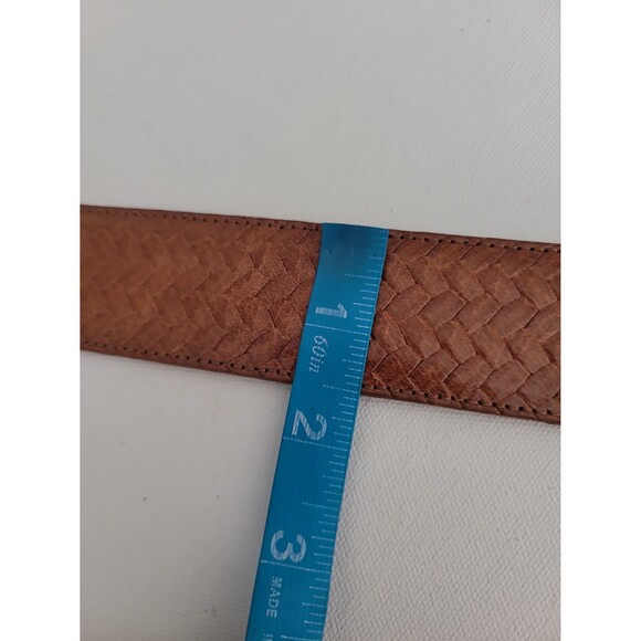 Ginnie Johansen Brown Leather Belt Sz 26S Western Rodeo Cowgirl main image 5